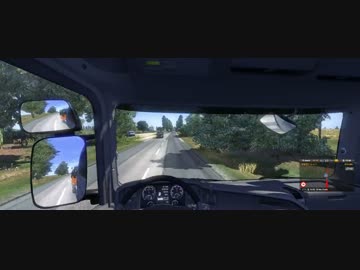 21 9 ウルトラワイドモニターでets2 Scania編 ﾊﾝｶﾞﾘｰmap ニコニコ動画