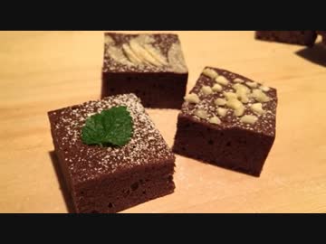 女の子の簡易量産型チョコレート料理(3品)