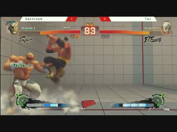 ShadowlooShowdown6　プールマッチ　ガチくん(サガット) vs Tai(フォルテ)