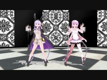 【MMD】結月ゆかり 穏 凛2人でCLAP HIP CHERRY