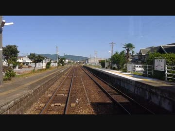 【前面展望】筑後吉井ー夜明【久大本線普通･大分行き】