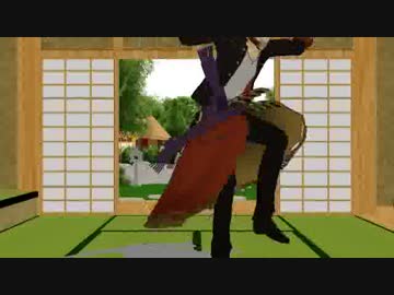 MMD刀剣乱舞の大倶利伽羅でフライングゲット