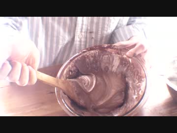 フルーツを使ったチョコレートケーキ