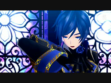 ボカロ KAITO ローザ・ブルー アクリルチャーム Project DIVA KAITO - Module Kaito - ローザ ・ ブルー Blue Rose/Rosa Blue
