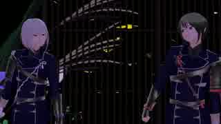 【MMD刀剣乱舞】鯰尾と骨喰　藤四郎2人でGLIDE