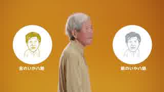 日清カレーメシ30秒Ver.CM「金と銀のいか八朗篇」（公式より転載）