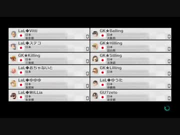 【プレイ動画】LaL vs GK 1GP【マリオカート8交流戦】