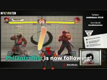 ウメハラ殺意vsインフィル豪鬼(2015/02/14 )