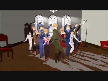 【APヘタリアMMD】roco式眉毛の可能性を考えてみた【help me!!】