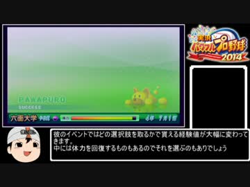 実況パワフルプロ野球2014 六面大学オールA育成 part1/2