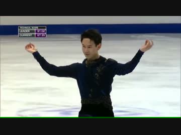 【フィギュアスケート】 デニス・テン 2015年 四大陸選手権FS 【中国語】