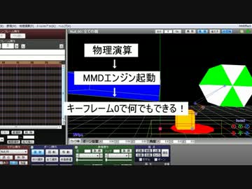 【MMD】できたの･･･【MMDエンジンを物理演算で起動】