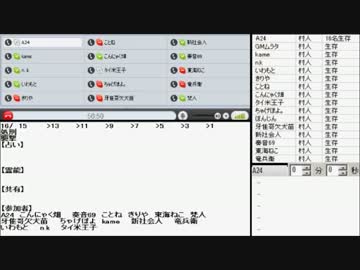 Ａ２４skype人狼練習枠！歌い手、声真似、ボカロＰ　part1