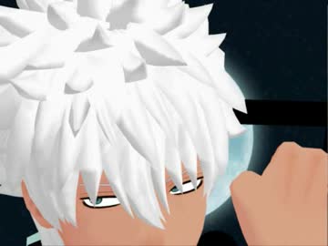 【MMD銀魂】クロ銀と５年後神楽さんでHYBRID