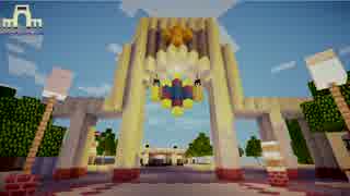【Minecraft】USJ を再現してみたけど・・・part9~パーク紹介~