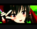 【東方MMD】　アイドル霊夢ちゃんで　シュレディンガイガーのこねこ　