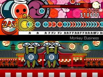 【太鼓さん次郎】Monkey Business【創作譜面】