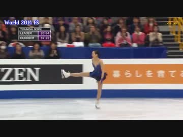 浅田真央　2013-2014 FS  驚愕のステップ ～ ノンストップ・メドレー！