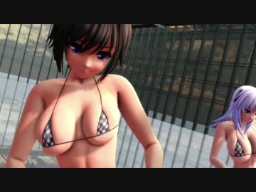 【MMD】唯依姫達で『Elect』（むにビキニ）
