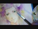【水彩】2月だから天羽翼描いた_後編　1倍速