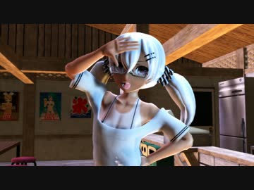 【MMD】スク水日焼け跡MBさんで好き！雪！本気マジック（修正版）【R-18】