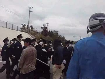2015.2.22　辺野古　軍雇用員による市民逮捕      Life healing Okinawa