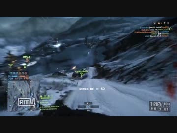 PS4 BF4　枯れた声で実況プレイ〜雪山傾斜戦闘〜