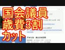 【維新】国会議員歳費3割カット【江田憲司】