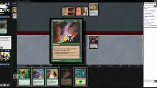 【MTG】凡人が緑単ストンピィでpauper８構！！一回戦【pauper】