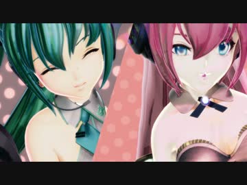 【ＭＭＤ】　脳漿炸裂ガール　【初音ミク×巡音ルカ】