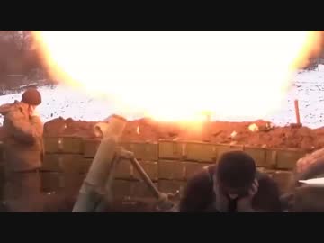 デバリツェボにおける重迫撃砲チーム