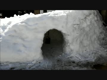 かまくら作ったよ２０１５