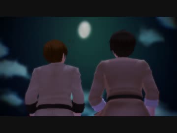 【APヘタリアMMD】親分子分＋仲間達でオツキミ【TOMATO_FESTA!】