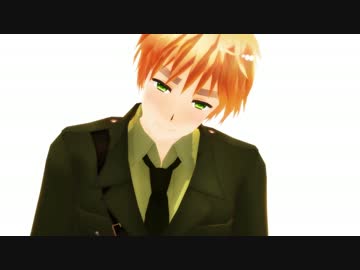 【APヘタリアMMD】眉毛とめりかで弱虫モンブラン×罪と罰【眉毛の日】
