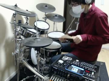 [ロックマン風]名探偵コナンのテーマ曲にドラムをつけてみた！[生レバー]