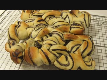 【476作】千切りチョコパン作ってみた【パン作成】