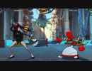 (Skullgirls)スカルガールズ 対戦動画94 ヴァレ/ピーコ/フィリア VS 傘