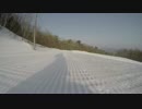 某ゲレンデ職員のスノボにGoPro付けて滑って貰ってみた