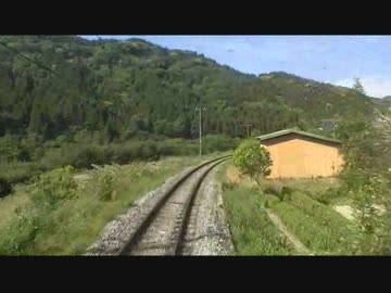 【前面展望】大杉ー豊永【土讃線上り⑥】