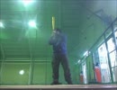 バッティングセンターでバッティング練習その1
