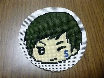 クロスステッチで某残念なイケメン刺して見た
