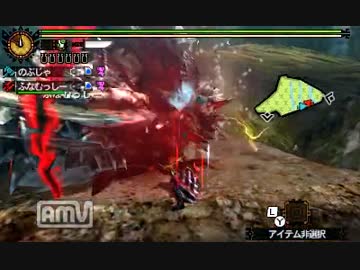 Lv.140ジンオウガ亜種 双剣x盾斧 03'35"80