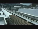 大雪の日のリニア走行試験