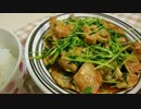 【1分クッキング】豚肉と豆苗のオイスター炒め