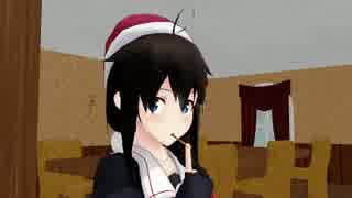 【MMD艦これ】時雨がポッキーダンス踊ってた【CM再現】