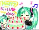 【初音ミク】HappyBirthday【誕生日のあなたへ】