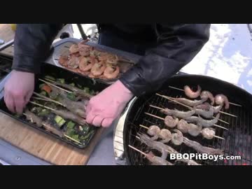 エビのペッパー・ケバブのレシピ