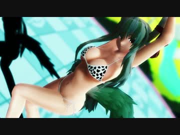 【東方MMD】 水着_慧音 『Girls』