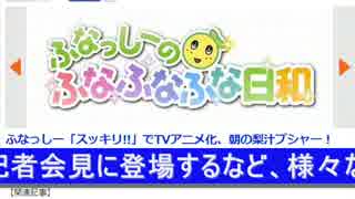 ふなっしー「スッキリ!!」でTVアニメ化、朝の梨汁ブシャー！.wmv