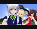 【ゆっくり+MMD】幻想郷とマイクラ世界。　第九話　要塞攻略！